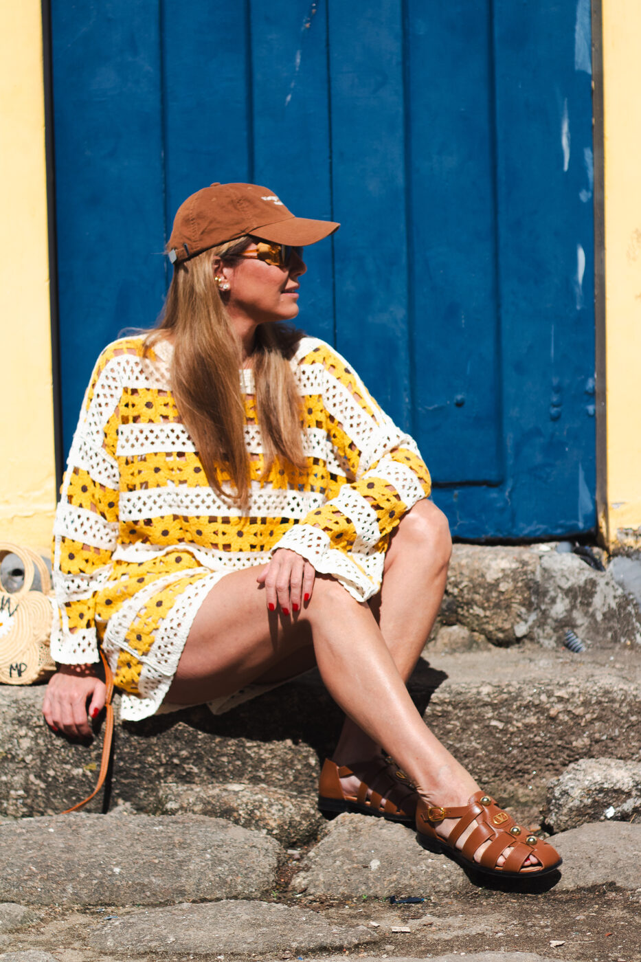 Ensaio Mariana — crochê amarelo
